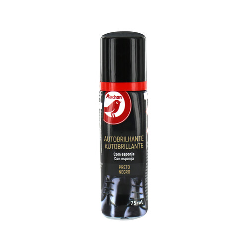Crema con autoaplicador para calzado negro PRODUCTO ALCAMPO 75 ml.