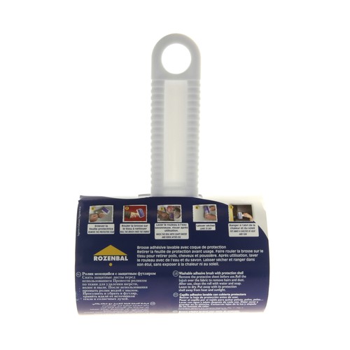 ROZENBAL Rodillo quitapelusas adhesivo lavable con cubierta protectora ROZENBAL 1 unidad