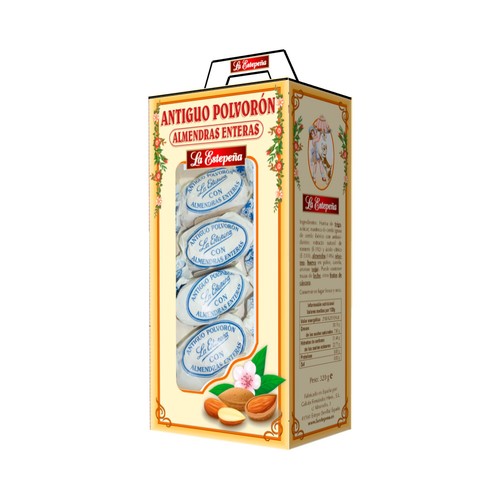 LA ESTEPEÑA Antiguo Polvorón con almendras enteras 320 g.