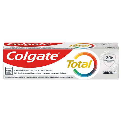 COLGATE Total original Pasta de dientes con protección 8 en 1 75 ml.
