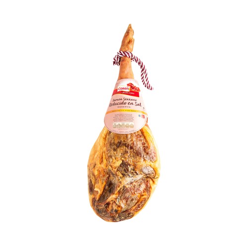 COREN Jamón serrano reserva reducido en sal COREN pieza de 7.5 kilos (peso aproximado)