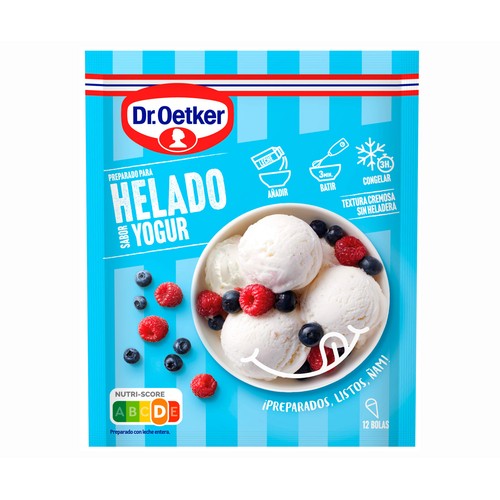 DR.OETKER Preparado de helado sabor yogur 75 g.