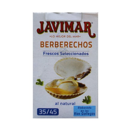 JAVIMAR Berberechos al natural 35/45 63 g.