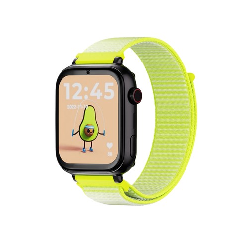 Smartwatch SAVEFAMILY SaveWatch Plus, Esfera Negra, Correa de Tela Fluor".