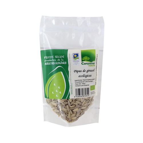 Pipas de Girasol ecológicas CAMPOMAR 125 g.