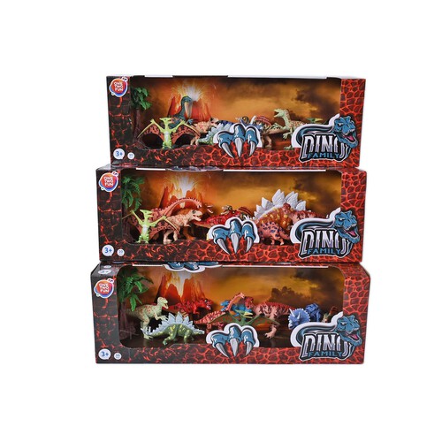 Alcampo Mega set dinosaurios y árbol Dino family ONE TWO FUN
