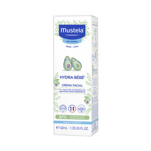 MUSTELA Crema facial hidratante para bebé MUSTELA Hydra bebé 40 ml.