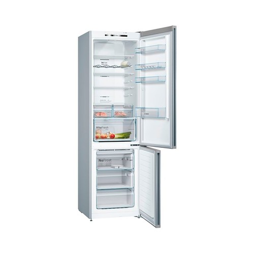 Frigorífico combi 203cm BOSCH KGN39VIEA NO FROST, clasificación energética: E, H: 203cm, A: 60cm, F: 66cm, capacidad total: 366L.