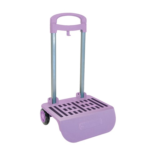 Carro para mochila color malva DEVESA.