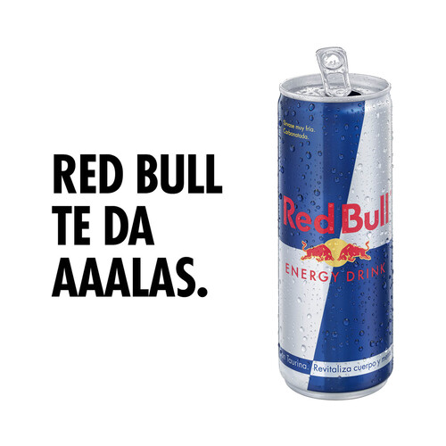 RED BULL Bebida energética lata 250 ml.