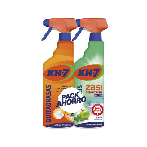 Kh-7 - Quitagrasas - Producto de limpieza - 750 ml - [Pack de 12] :  : Salud y cuidado personal