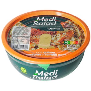 Imagen de AGRUCAPERS Ensalada de quinoa, verduras y tomate seco, 250g.