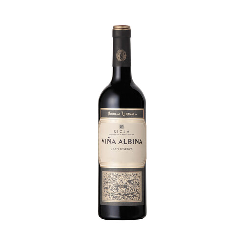 VIÑA ALBINA  Vino tinto gran reserva con D.O. Ca. Rioja VIÑA ALBINA botella de 75 cl.