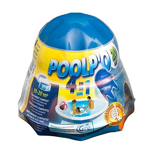 Cloro 4 en1 POOLP"O 0-10M3 250g flotante.