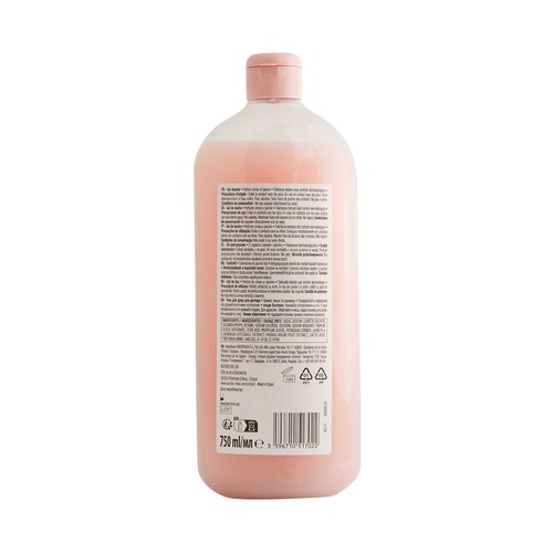 COSMIA Gel para baño o ducha con aroma a cereza y jazmín 750 ml.