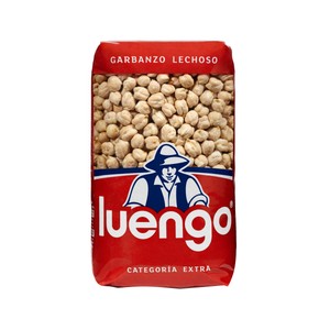 Imagen de LUENGO Extra Garbanzo lechoso en paquete de 1 kg.