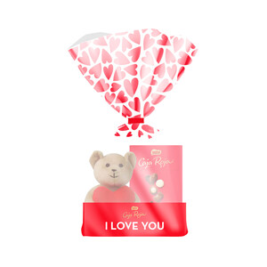 Imagen de NESTLÉ Bombones caja roja con peluche 143 g.