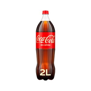 COCA COLA Refresco de cola sin cafeína botella de 2 l.