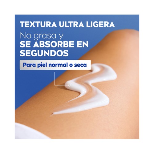 NIVEA Loción corporal (body milk) hidratante con aroma a lemongrass, para pieles normales a secas 400 ml.