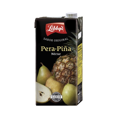 LIBBY"S Néctar de pera y piña LIBBY"S brick de 1 l.