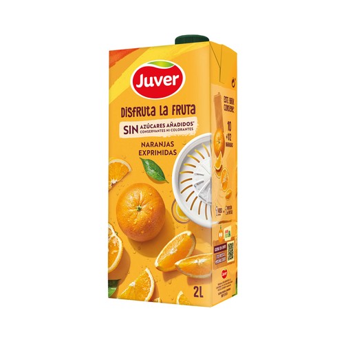 Imagen de Néctar sin azúcar añadido de naranja JUVER 2 l.
