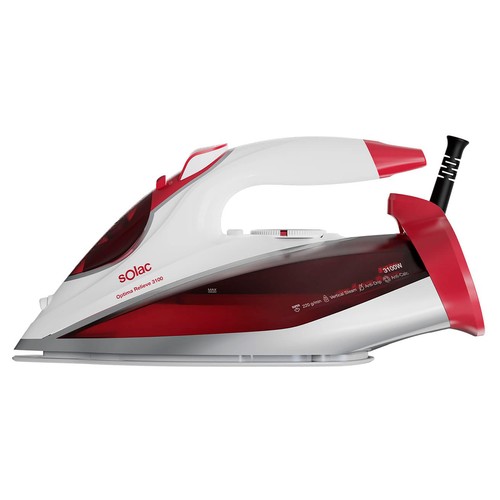 Plancha de vapor SOLAC Optima Relieve 3100, 3100W, suela cerámica