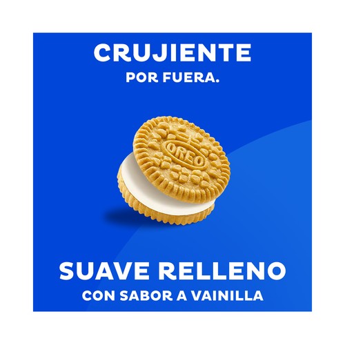 OREO Galletas Golden Mini rellenas de crema de vainilla 160 g.
