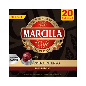 MARCILLA Café en cápsulas extraintenso I13, 20 uds.