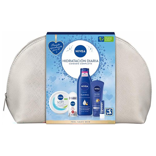 NIVEA Hidratación diadia Neceser con productos para el cuidado y la higiene femenina.
