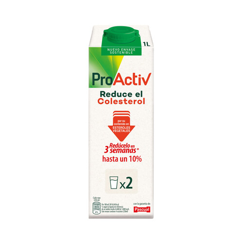 FLORA Preparado lácteo desnatado, que ayuda a reducir activamente el colesterol  Pro-activ 1 l.