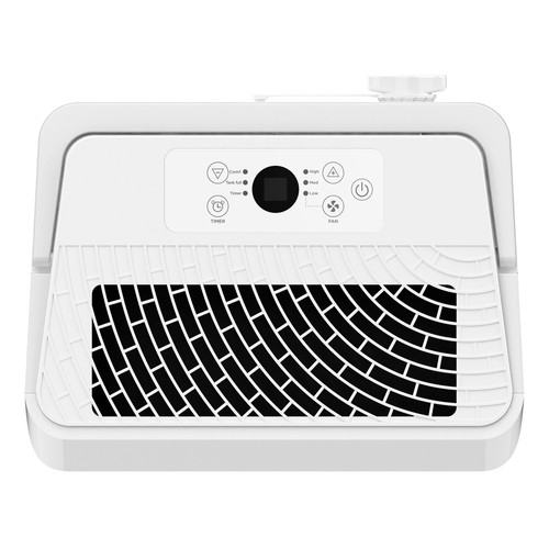 Deshumidificador QILIVE Q.6155, 20 l/d, color blanco, 475W, control electrónico.