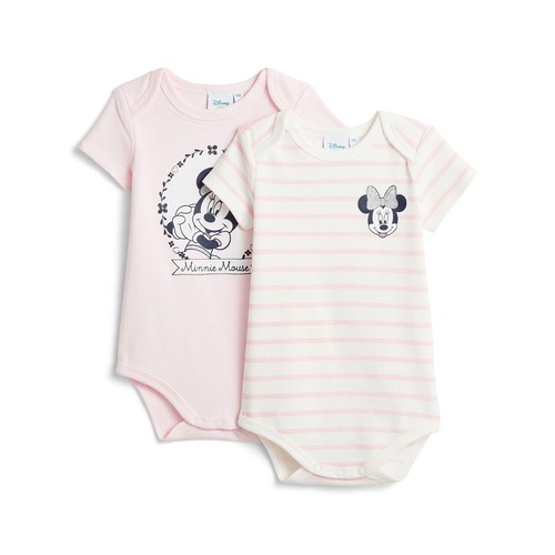 Lote de 2 bodies para bebé DISNEY, talla 56.