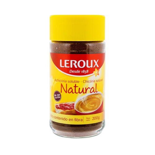 Achicoria soluble natural LEROUX 200 gr,.