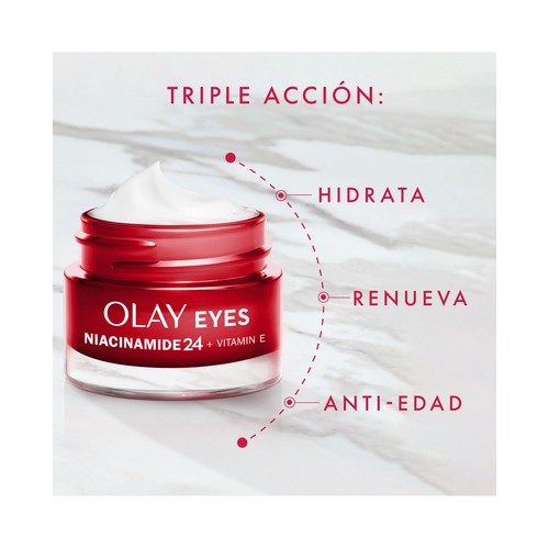 OLAY Niacinamide 24 Crema para el contorno de ojos, con acción revitalizadora 15 ml.