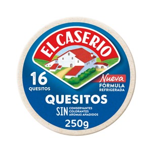 Imagen de EL CASERÍO Queso en porciones 16 quesitos EL CASERIO 250 g.