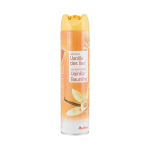 PRODUCTO ALCAMPO Ambientador en spray con aroma a vainilla 300 ml.