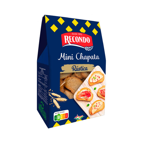 Alcampo RECONDO Mini chapatas rústicas 100 g