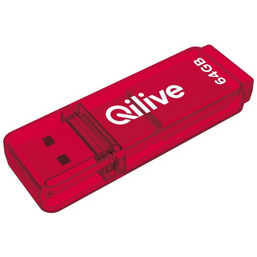 Memoria usb 64GB QILIVE, conexión 3.2.