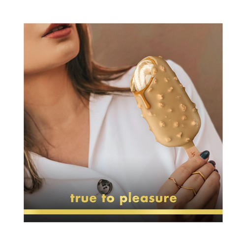 MAGNUM Bombón helado sabor galleta y nueces de pecán son salsa de caramelo salado 3 x 88 ml.