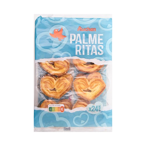 PRODUCTO ALCAMPO Palmeritas de hojaldre 24 uds.