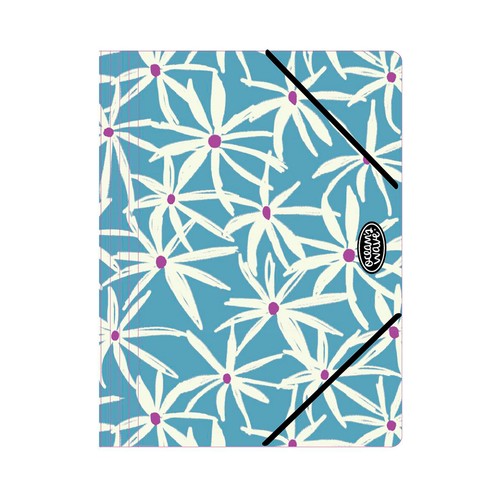 Carpeta con gomas y solapas, surtido de diseños y colores, OCEAN"S WAVE.