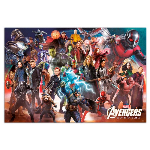 Póster de los vengadores, end game, MARVEL.