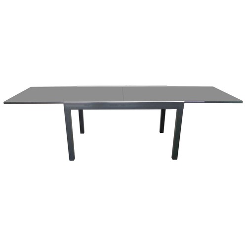 Mesa extensible IKUNIK de 270x90x75cm, color gris.