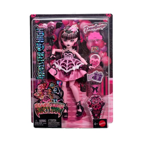 MONSTER HIGH Scary Sweet Birthday Muñeca Draculaura +4 Años