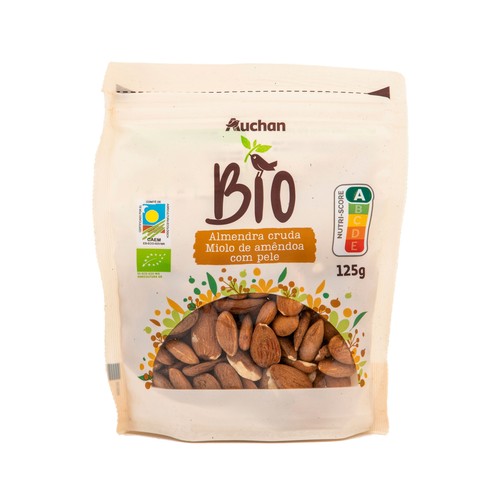 Almendras crudas con piel ALCAMPO ECOLÓGICO 125 g.