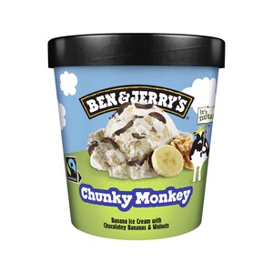 Imagen de BEN & JERRY'S Tarrina de helado de plátano con trozos de chocolate y nueces 465 ml.