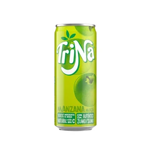 TRINA Refresco de manzana lata de 33 cl.