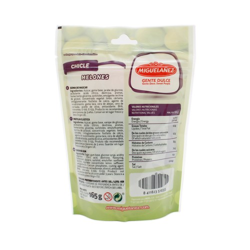 MIGUELAÑEZ Chicles melones 165 g.