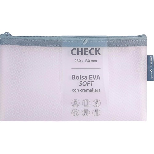 Bolsa zipper 230x130mm en colores mate surtidos GRAFOPLAS.