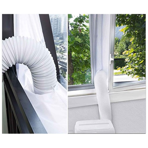 Kit aislante de ventana abatible para aire acondicionado portátil.